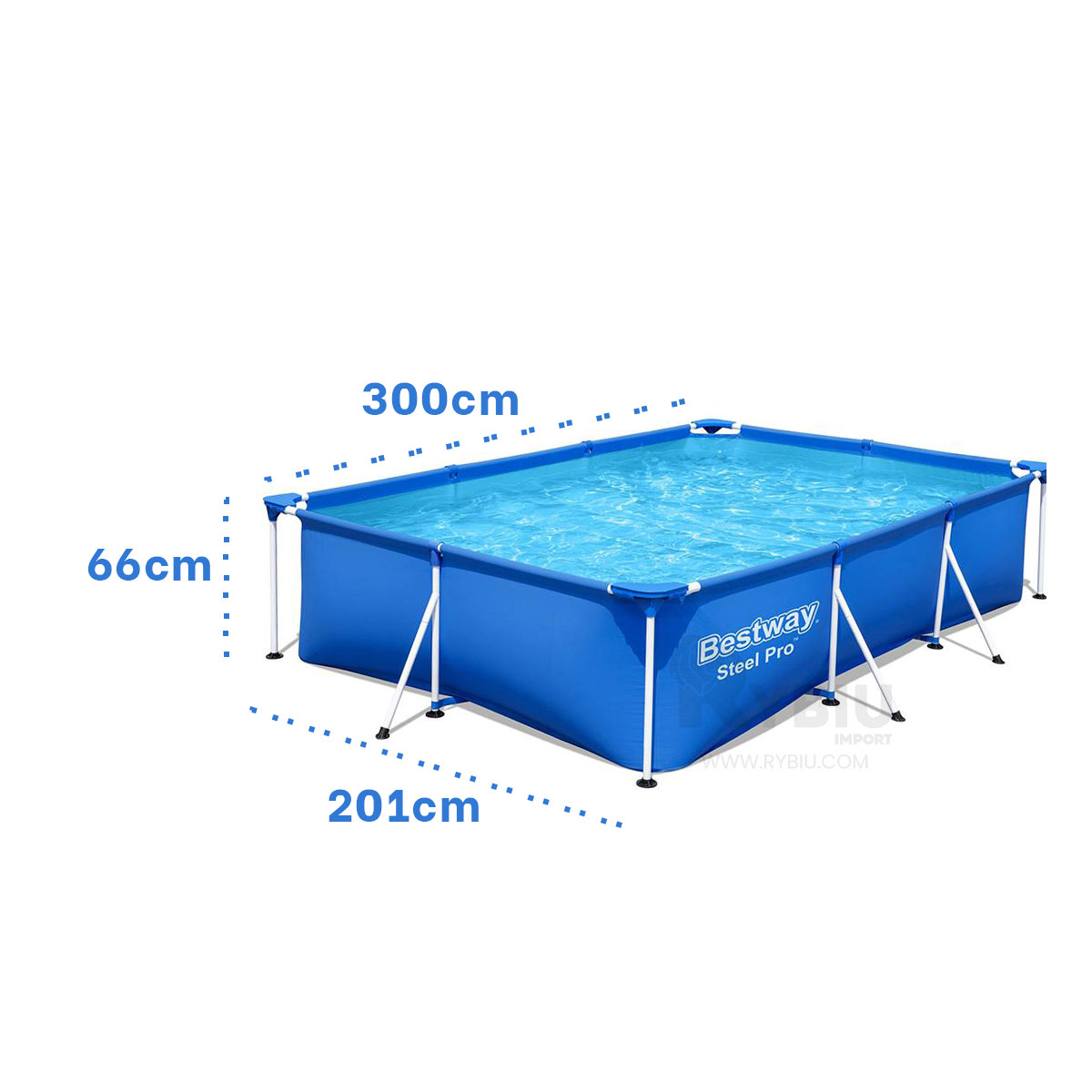 PISCINA GRANDE EN LARGA EN CELESTE Y+REGALO AGENDITA - 5