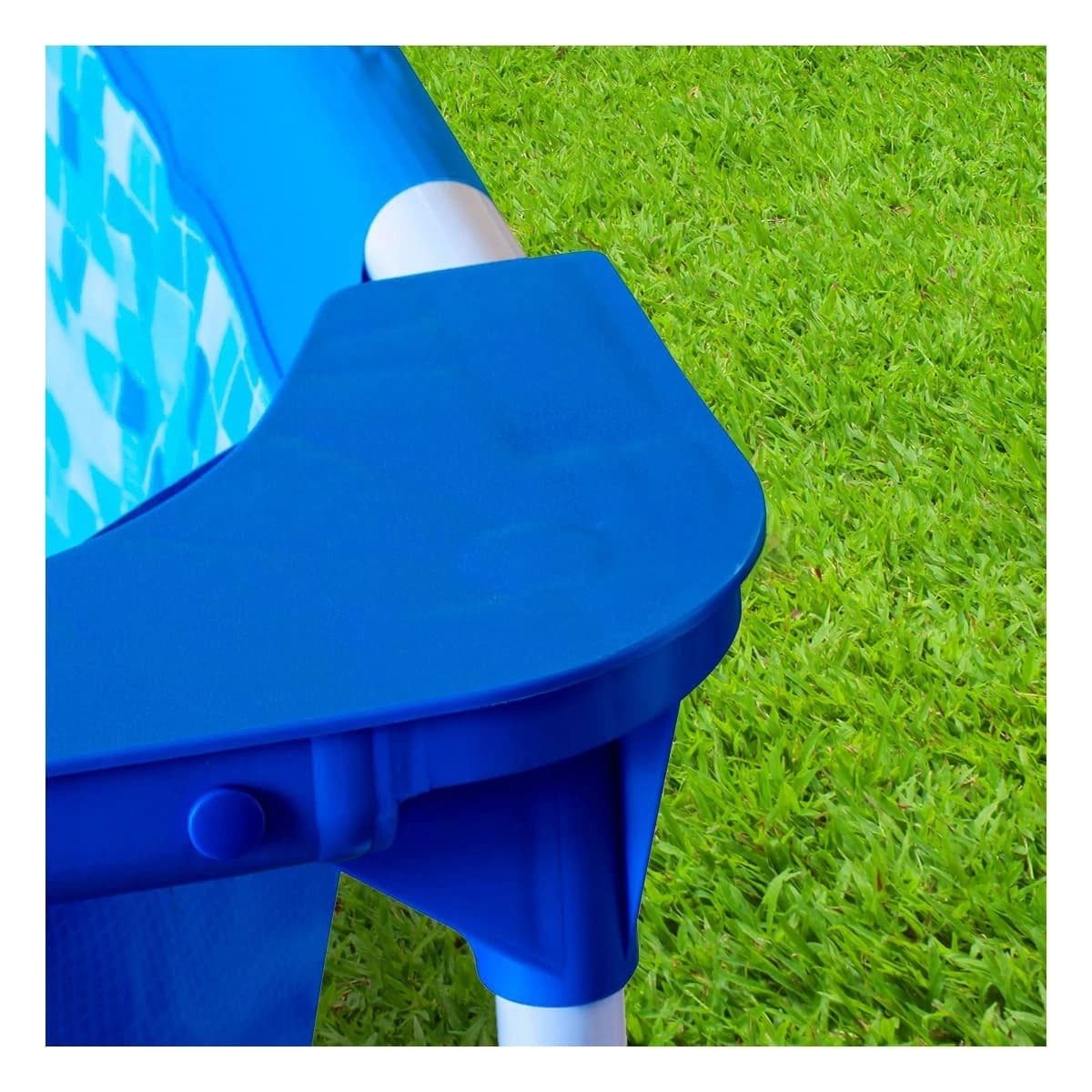 ALBERCA RECTANGULAR AMPLIA 400X211X81CM PARA CASA EXTERIOR Y+PAPEL REGALO - 2