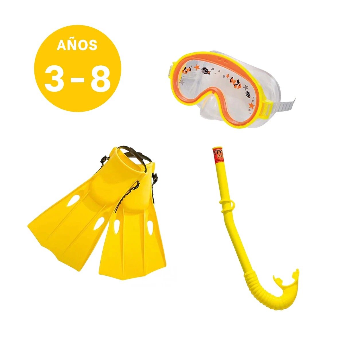 SET BUCEO RYBIU 55954 3 PIEZAS EXPLORACION SUBMARINA AMARILLO - 4