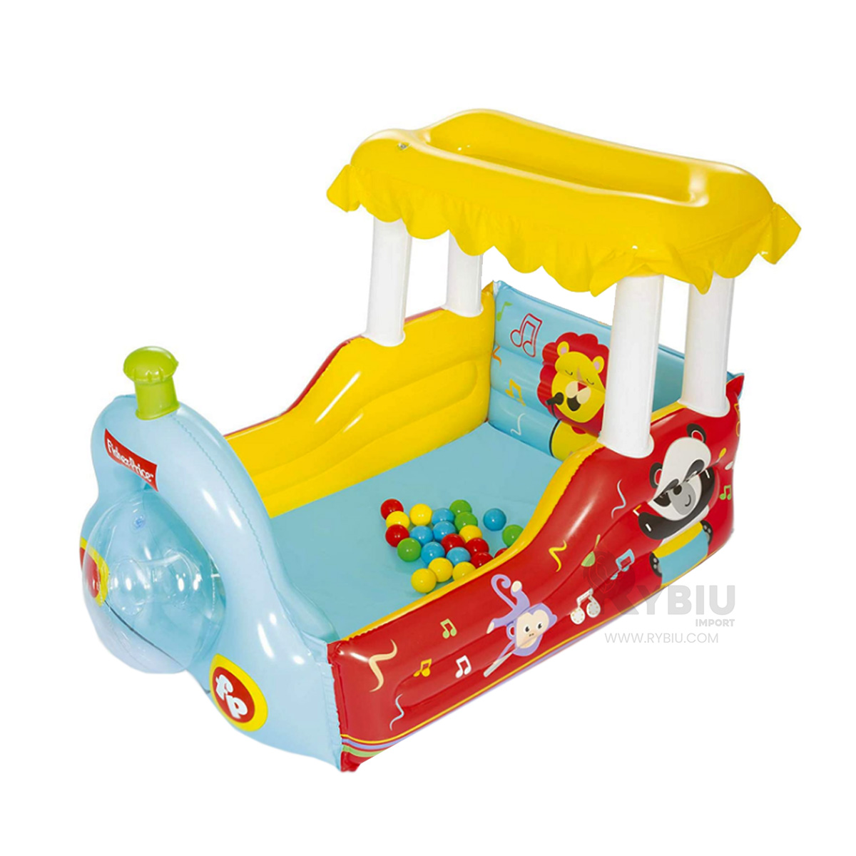 TREN INFLABLE VERSATIL Y SEGURO PARA NIÑOS Y+REGALO AGENDITA - 3