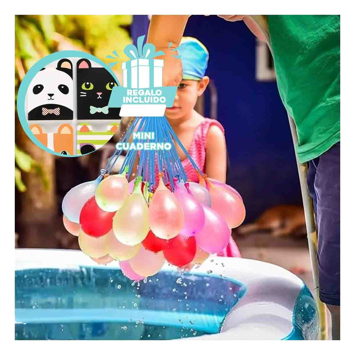BOMBAS DE AGUA CON LLENADO RAPIDO PARA JUEGOS DE AGUA EN CASA HOGAR Y+PAPEL REGALO - 5