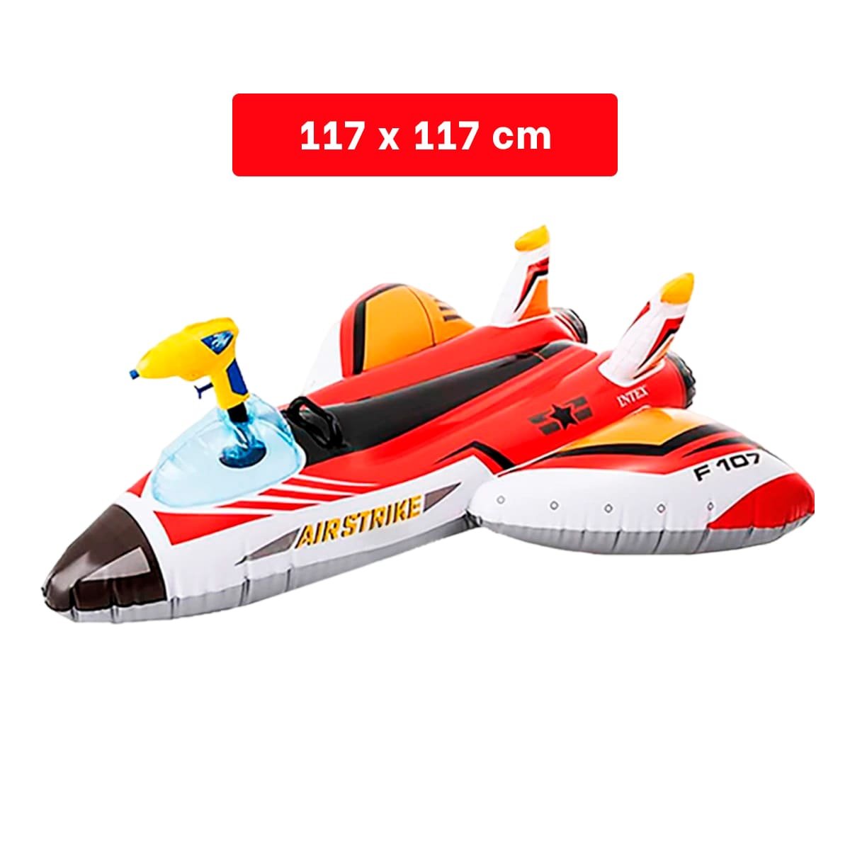 FLOTADOR INFANTIL AVION 57536NP FACIL DE INFLAR Y RESISTENTE PARA PISCINA - 4