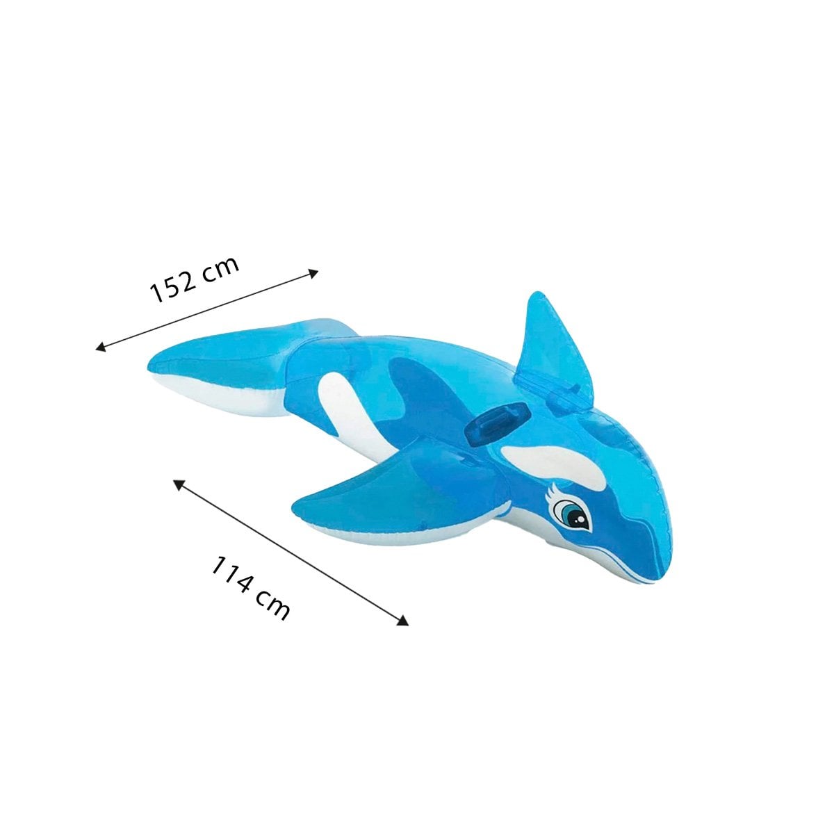 ARO INFANTIL BALLENA 58523NP COMODO Y SEGURO PARA DIVERSION ACUÁTICA Y+PAPEL REGALO - 4