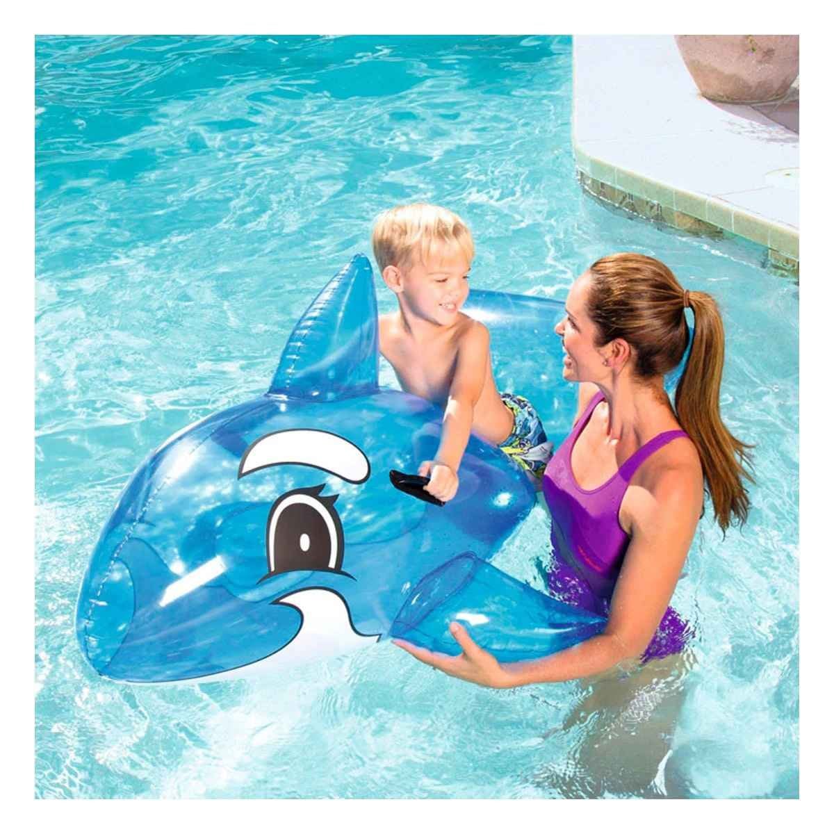 ARO INFANTIL BALLENA 58523NP COMODO Y SEGURO PARA DIVERSION ACUÁTICA Y+PAPEL REGALO - 5
