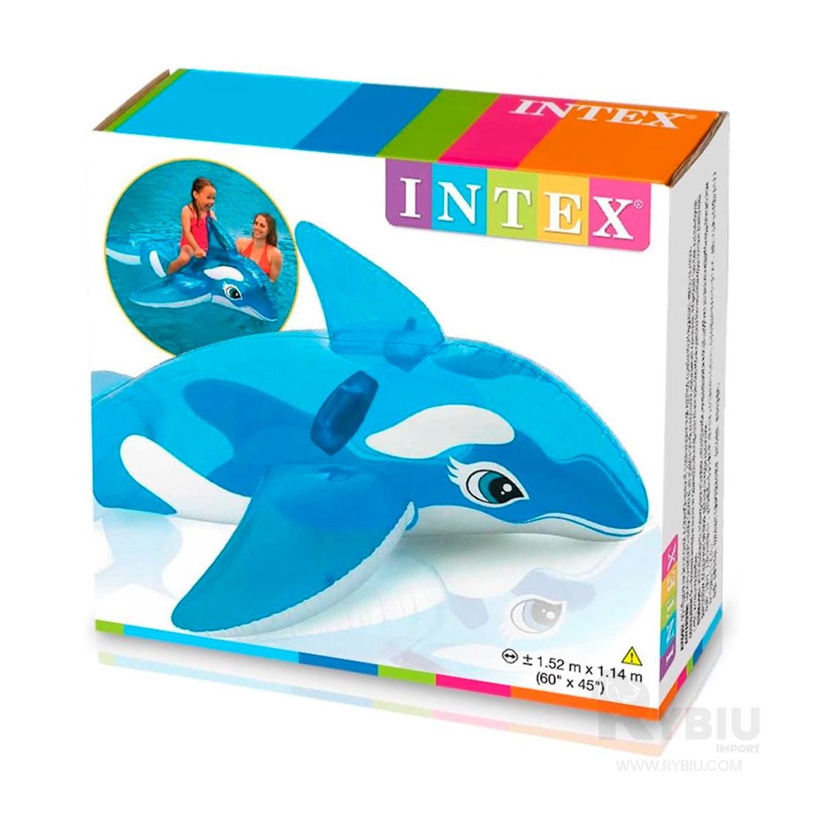 FLOTADOR CON DISEÑO DE BALLENA AZUL Y+REGALO AGENDITA - 4
