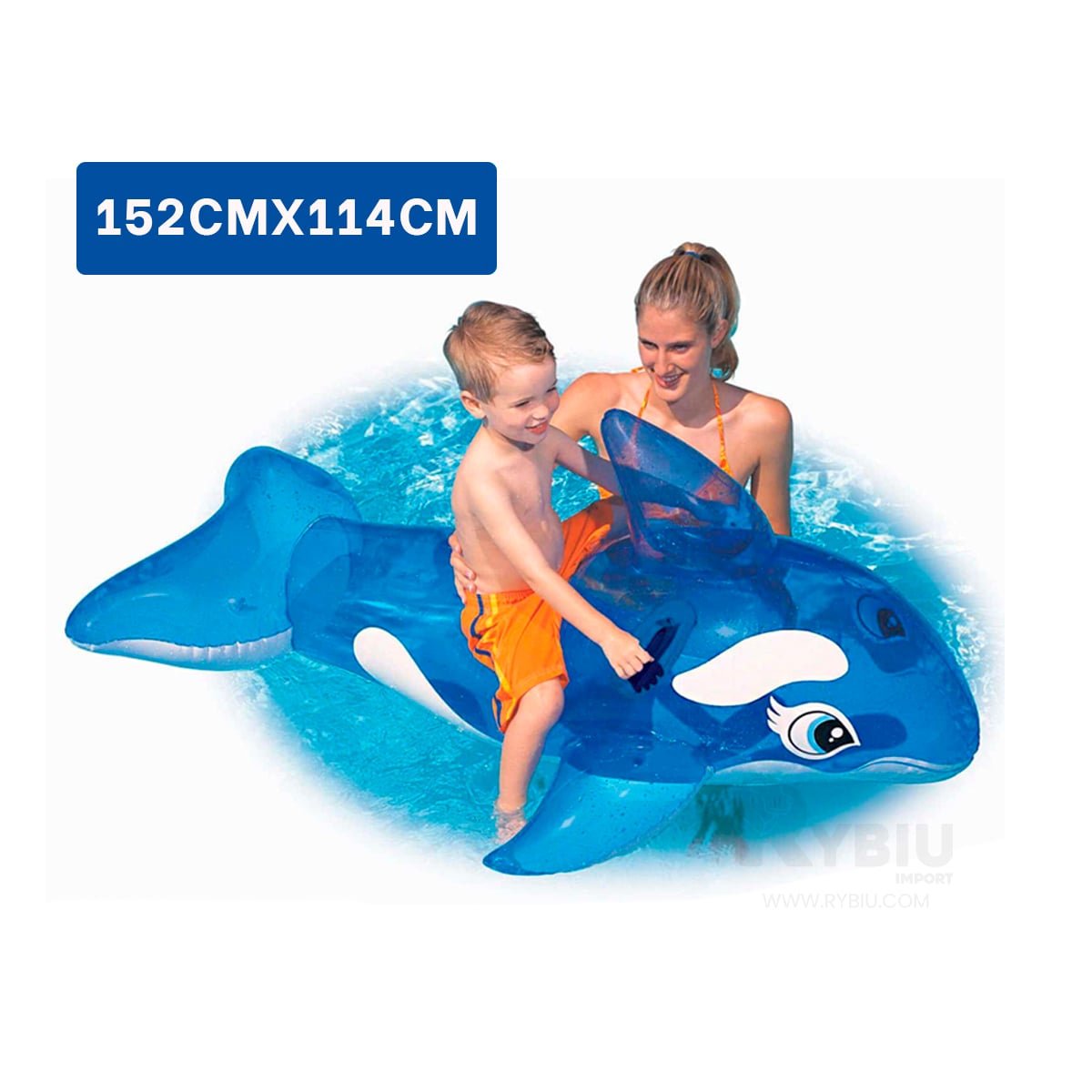 FLOTADOR CON DISEÑO DE BALLENA AZUL Y+REGALO AGENDITA - 5