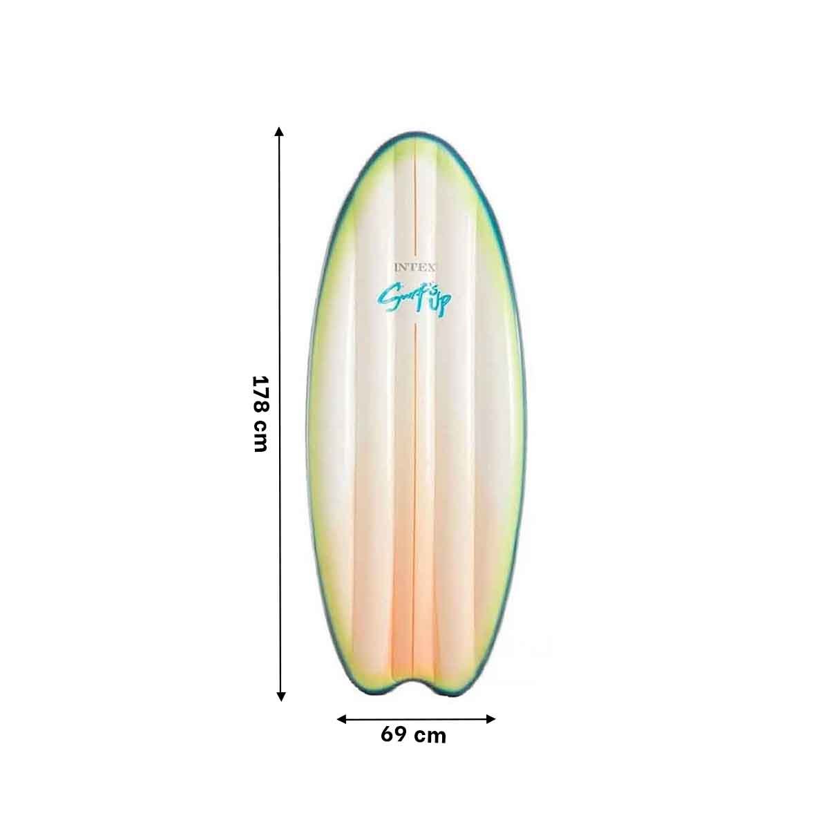 FLOTADOR PARA NADAR INFLABLE INTEX BLANCO VERDE PARA USO FAMILIAR - 4