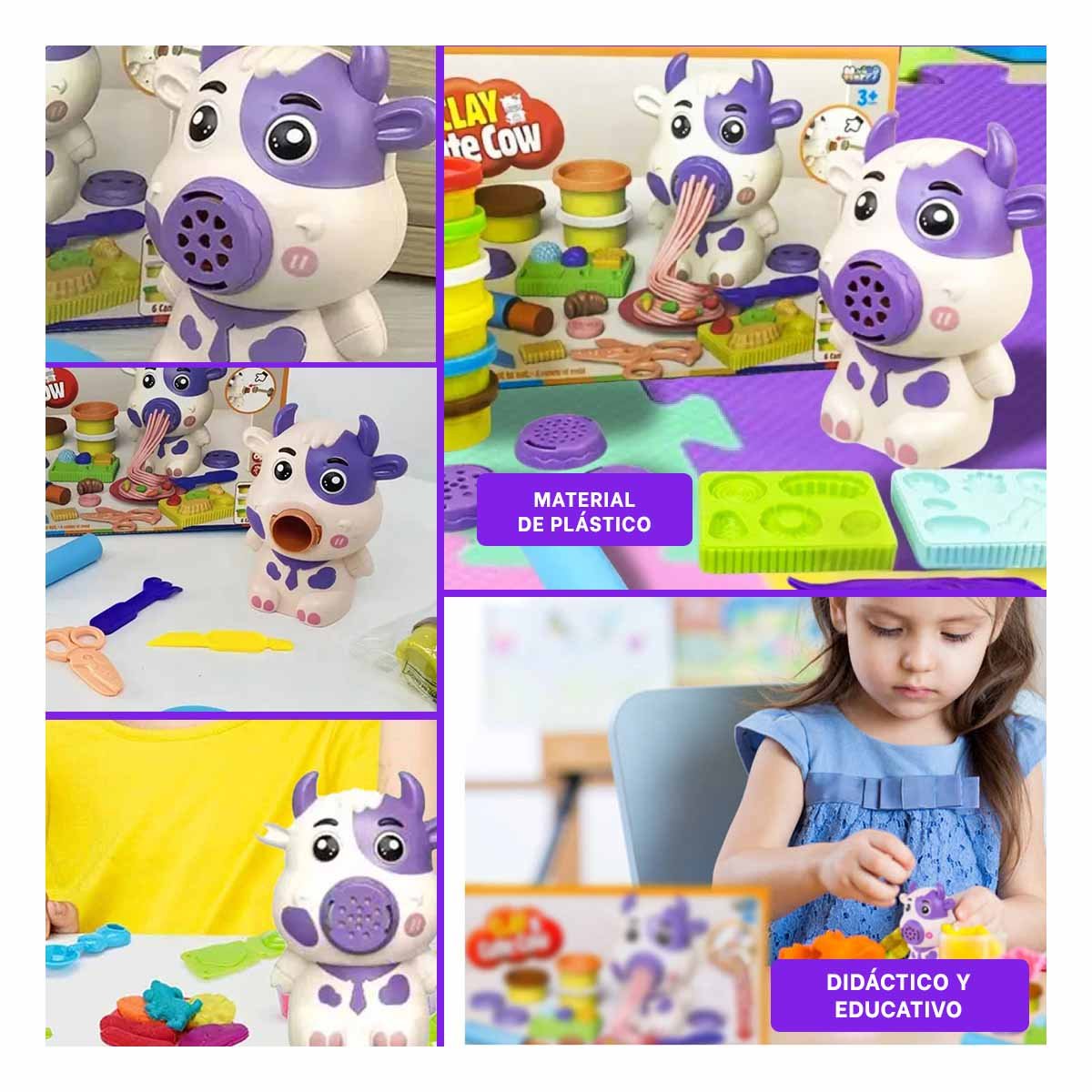 SET RYBIU MORADO SM8078 MATERIAL SEGURO + PAPEL DE REGALO - 3
