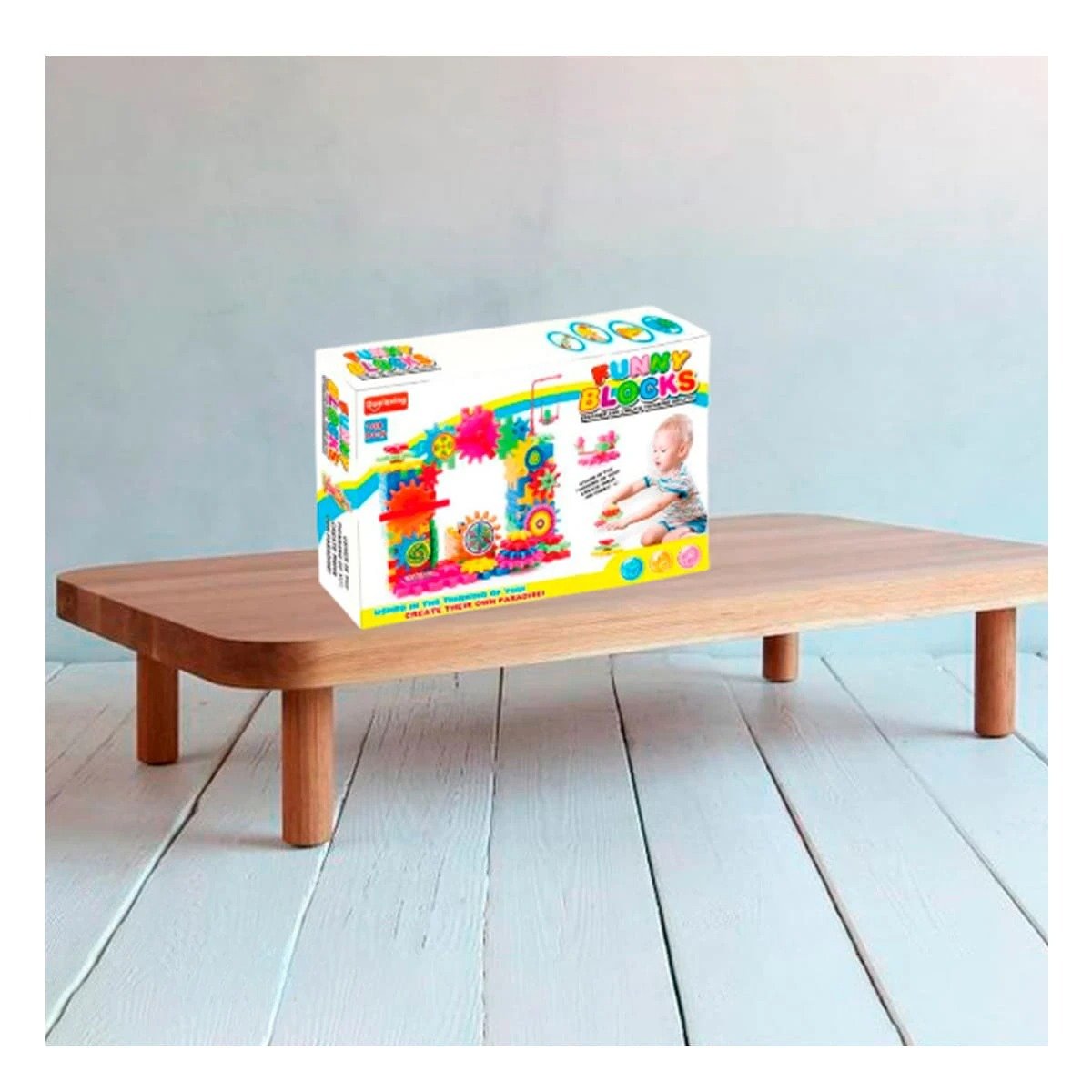 JUGUETE RYBIU DIDACTICO DE GRANAJE DE 108 PIEZAS MULTICOLOR - 2