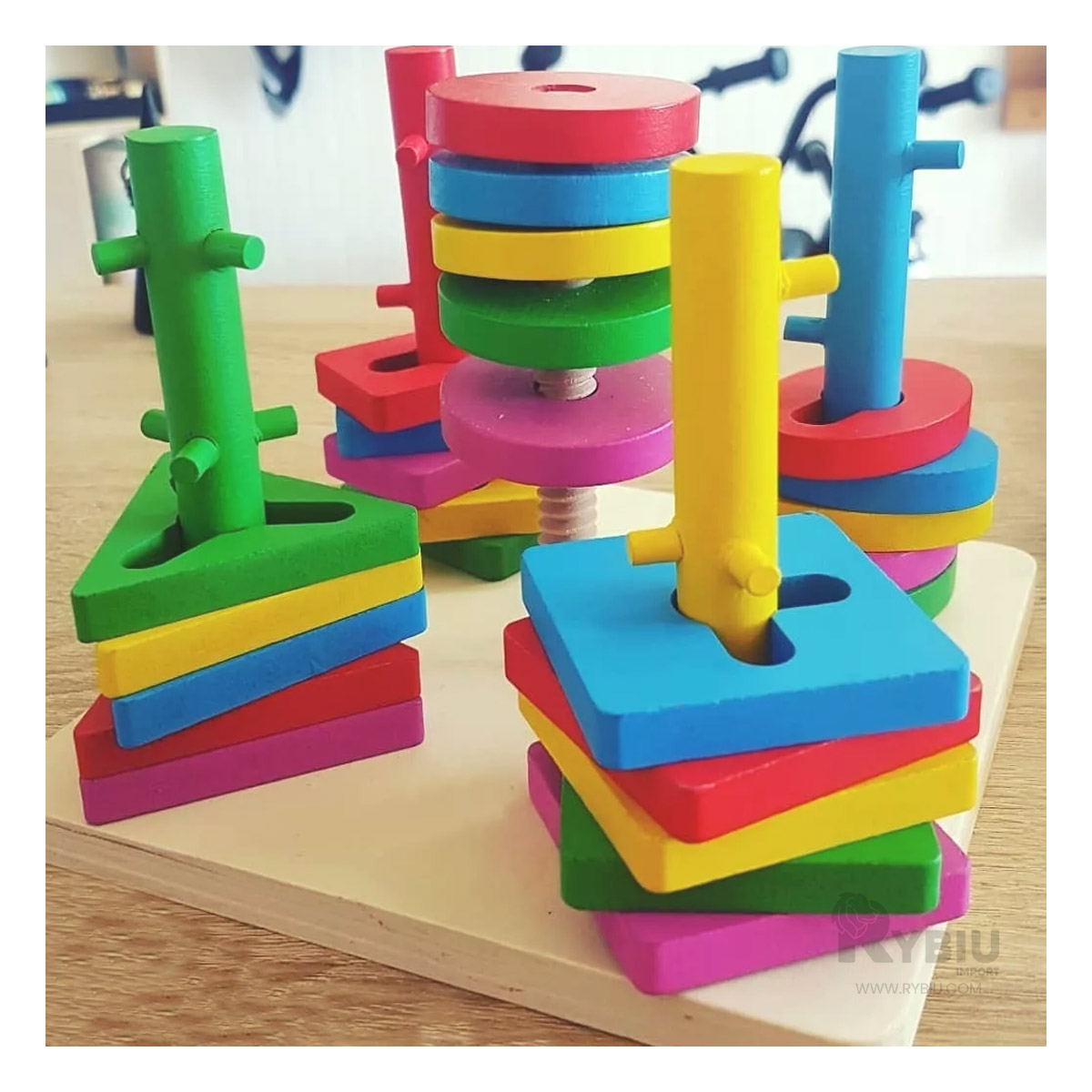 JUGUETE PARA ENCAJAR FIGURAS MULTICOLOR Y+REGALO AGENDITA - 1