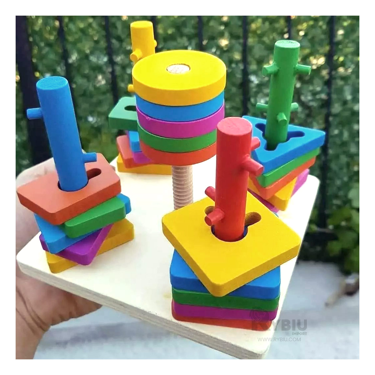 JUGUETE PARA ENCAJAR FIGURAS MULTICOLOR Y+REGALO AGENDITA - 2