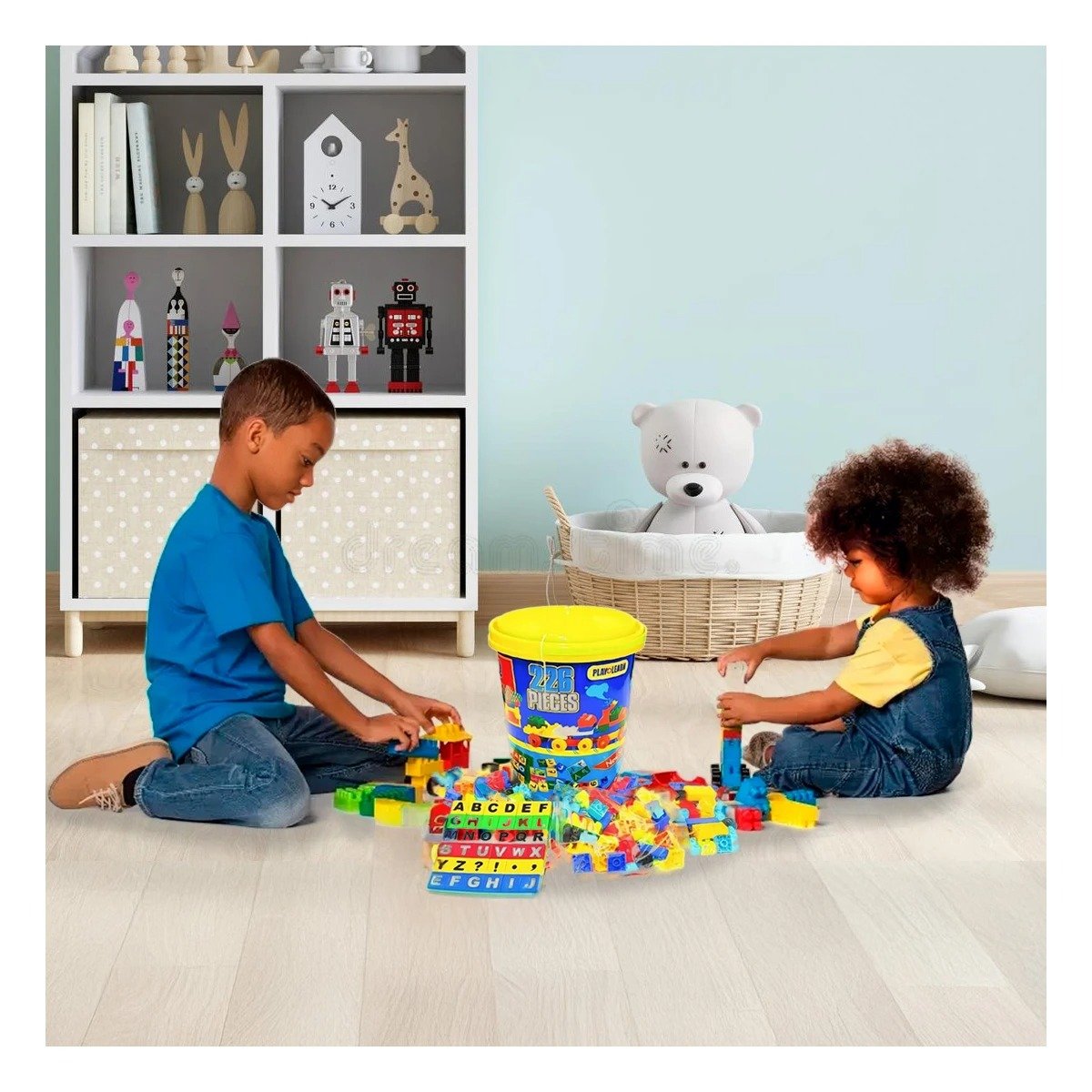 BLOQUES RYBIU JUEGO DE DIDACTICOS PARA NIÑOS MULTICOLOR - 2