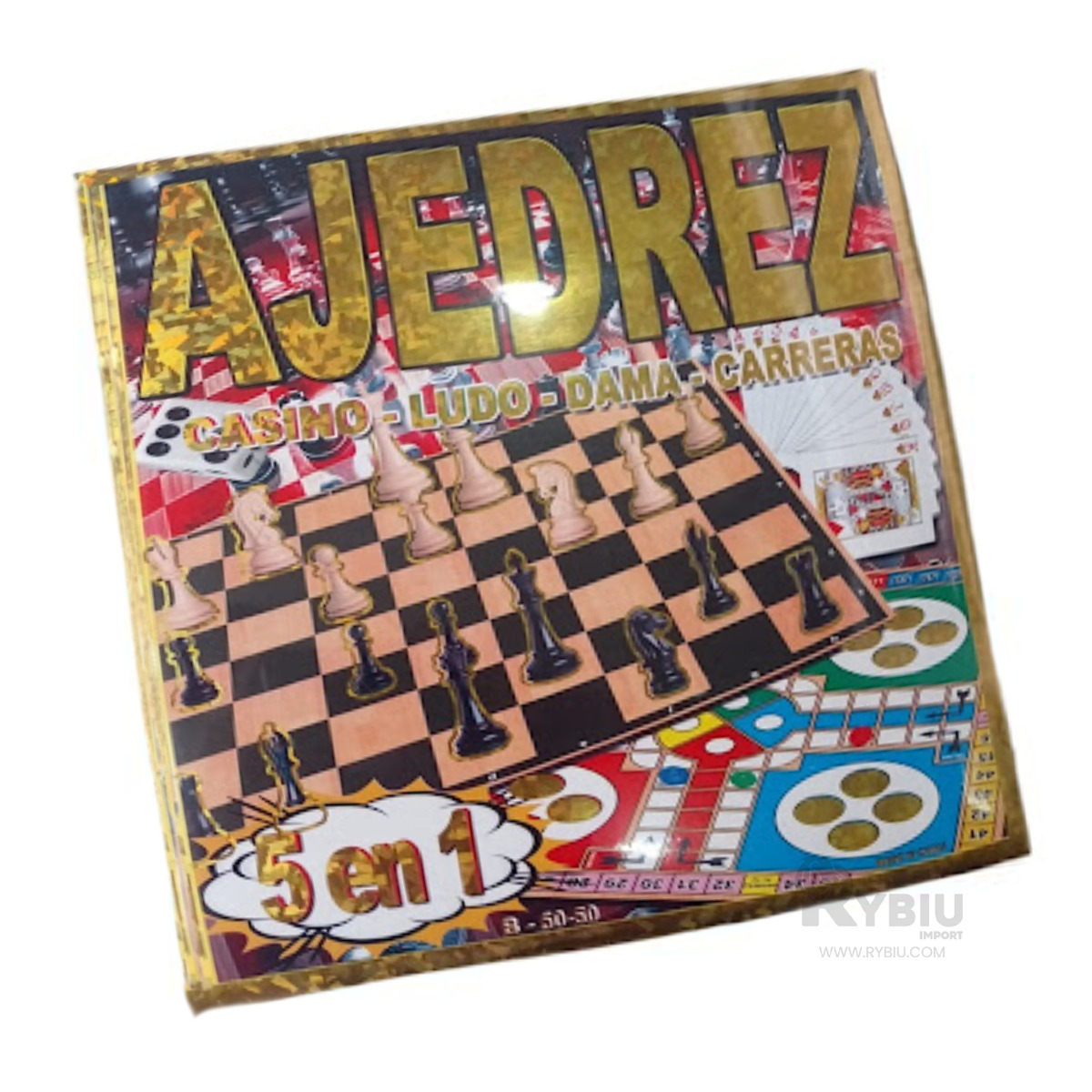 JUEGO DE MESA INNOVADOR Y UTIL DE 5 EN 1 Y+REGALO AGENDITA - 3