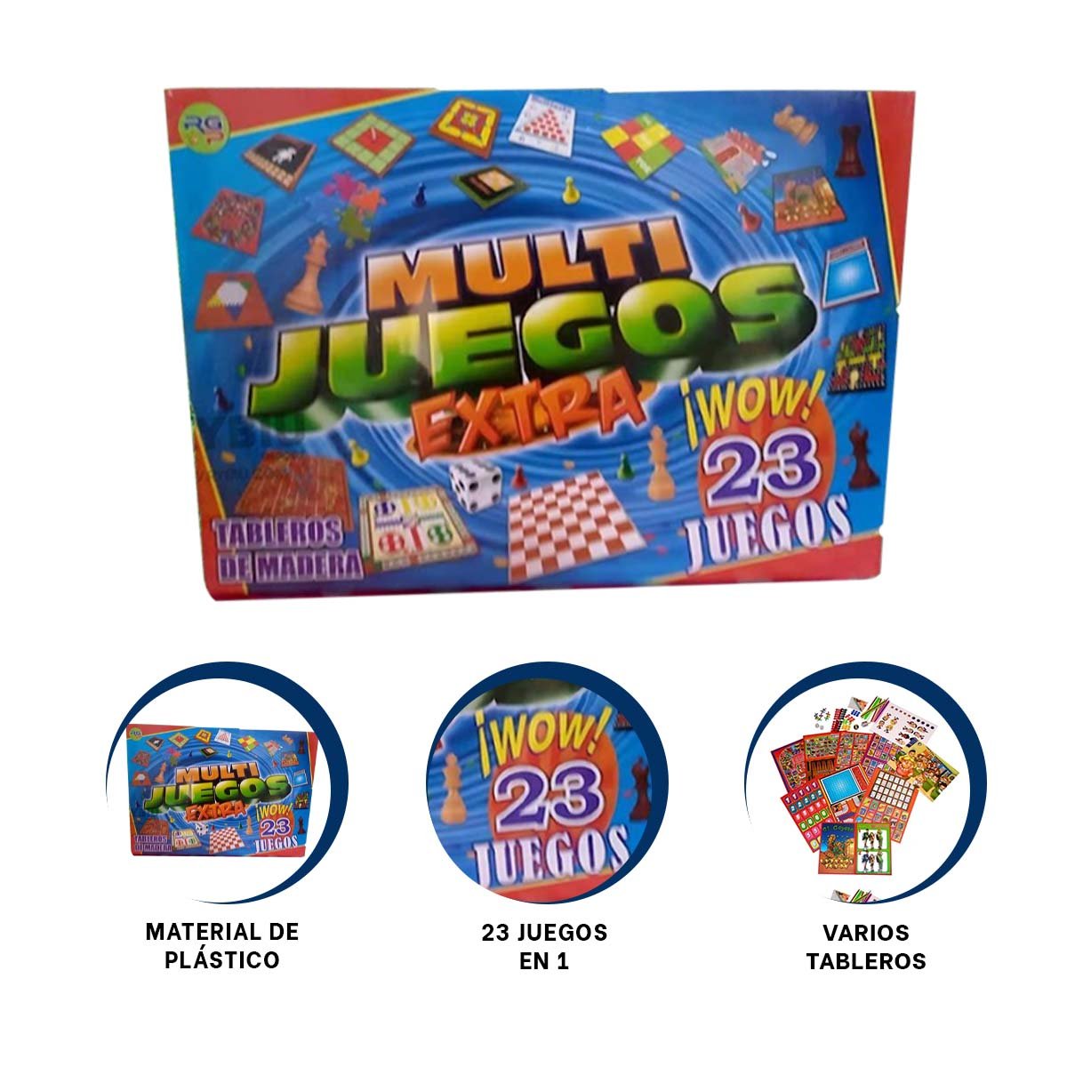 JUEGO MESA RYBIU FUNCIONAL FAMILIAR CON 23 MULTICOLOR - 3