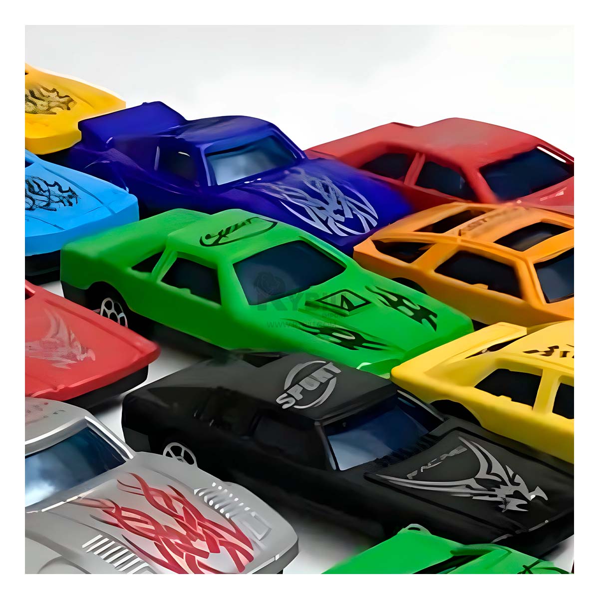 CARRITOS PARA INFANTES EN TONO MULTICOLOR Y+REGALO STICKERS - 1