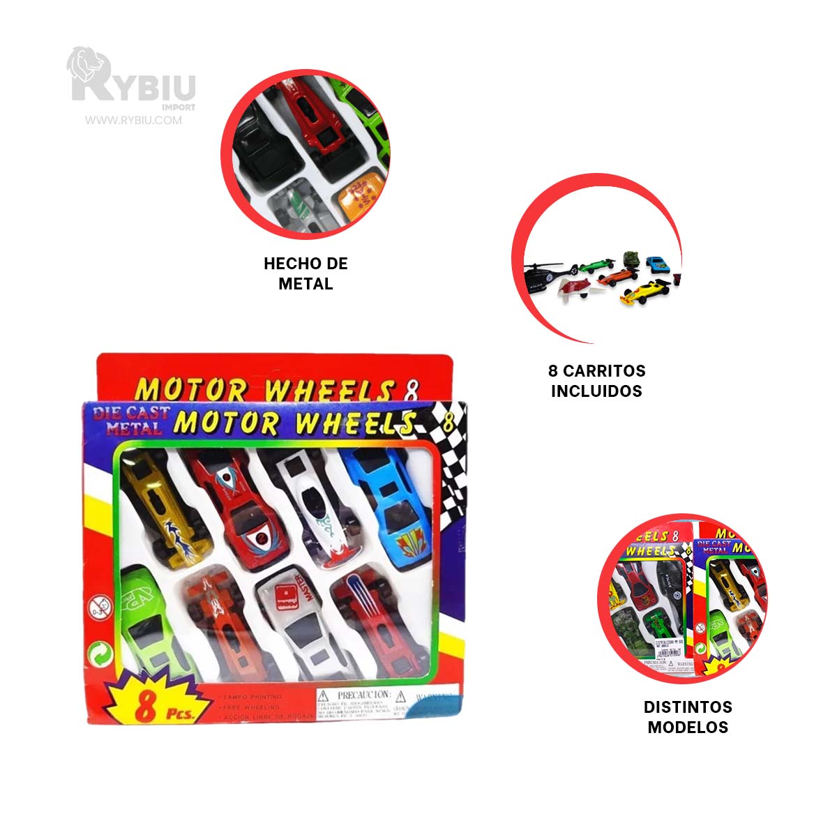 CARRITOS PARA INFANTES EN TONO MULTICOLOR Y+REGALO STICKERS - 3