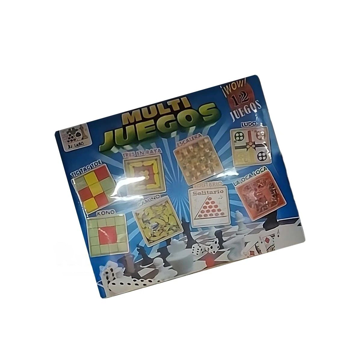 SET DE MESA MULTI JUEGOS 12 JUEGOS CLASICOS PARA REUNIONES EN HOGAR Y+REGALO STICKER - 3