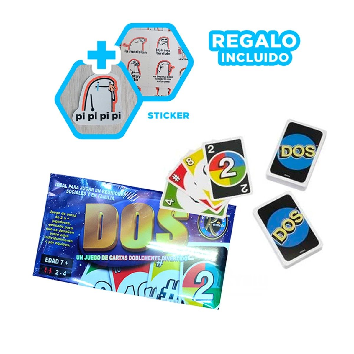 PAQUETE DE MESA DOS CAJA GRANDE CLASICO PARA COMPARTIR EN HOGAR Y+REGALO STICKER - 1