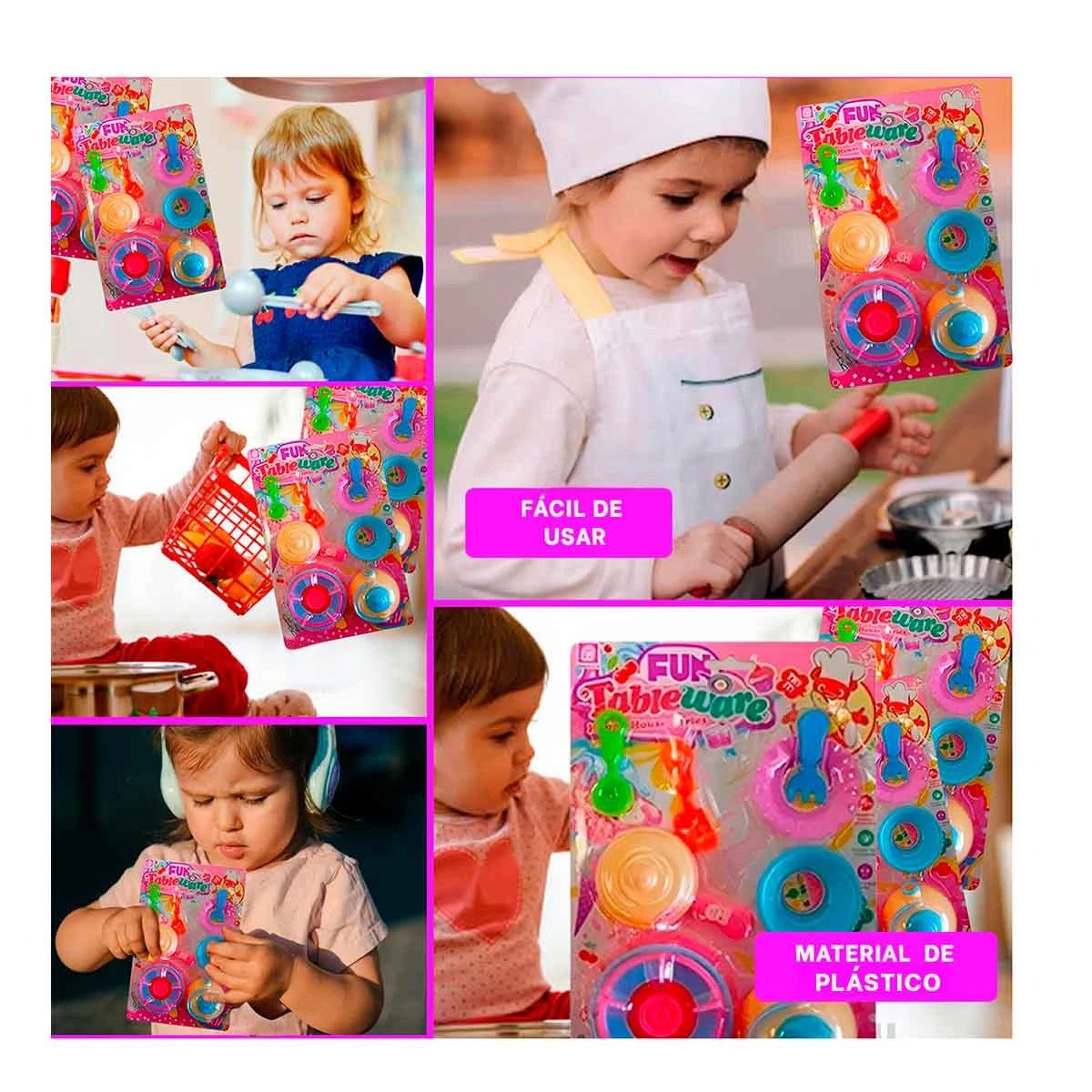 APRENDIZAJE Y CREATIVIDAD CON SET DE COCINA Y UTENSILIOS - 5