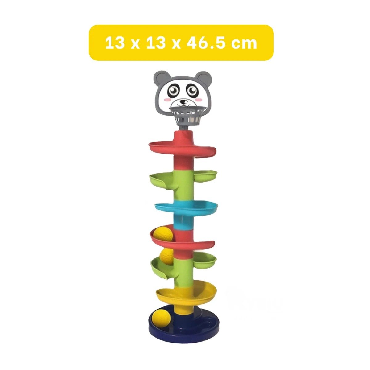 JUGUETE TOBOGAN EDUCATIVO DE 4 NIVELES CON 2 PELOTAS OSO - 4
