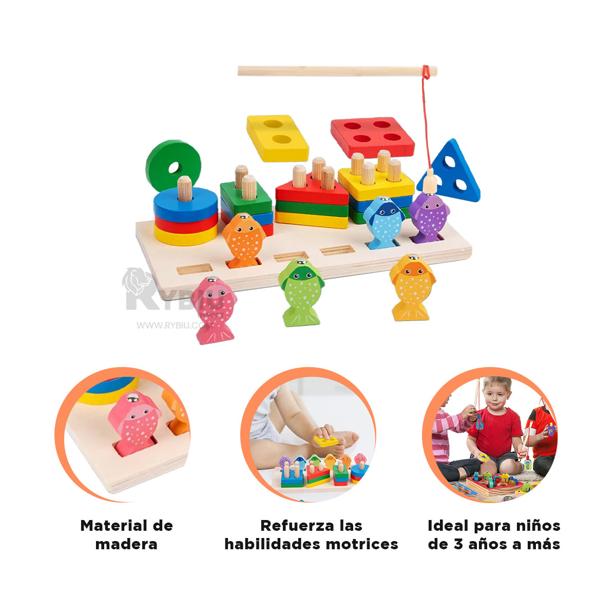 COLUMNAS RYBIU PARA FIGURAS DE ANIMALES + PAPEL DE REGALO - 3