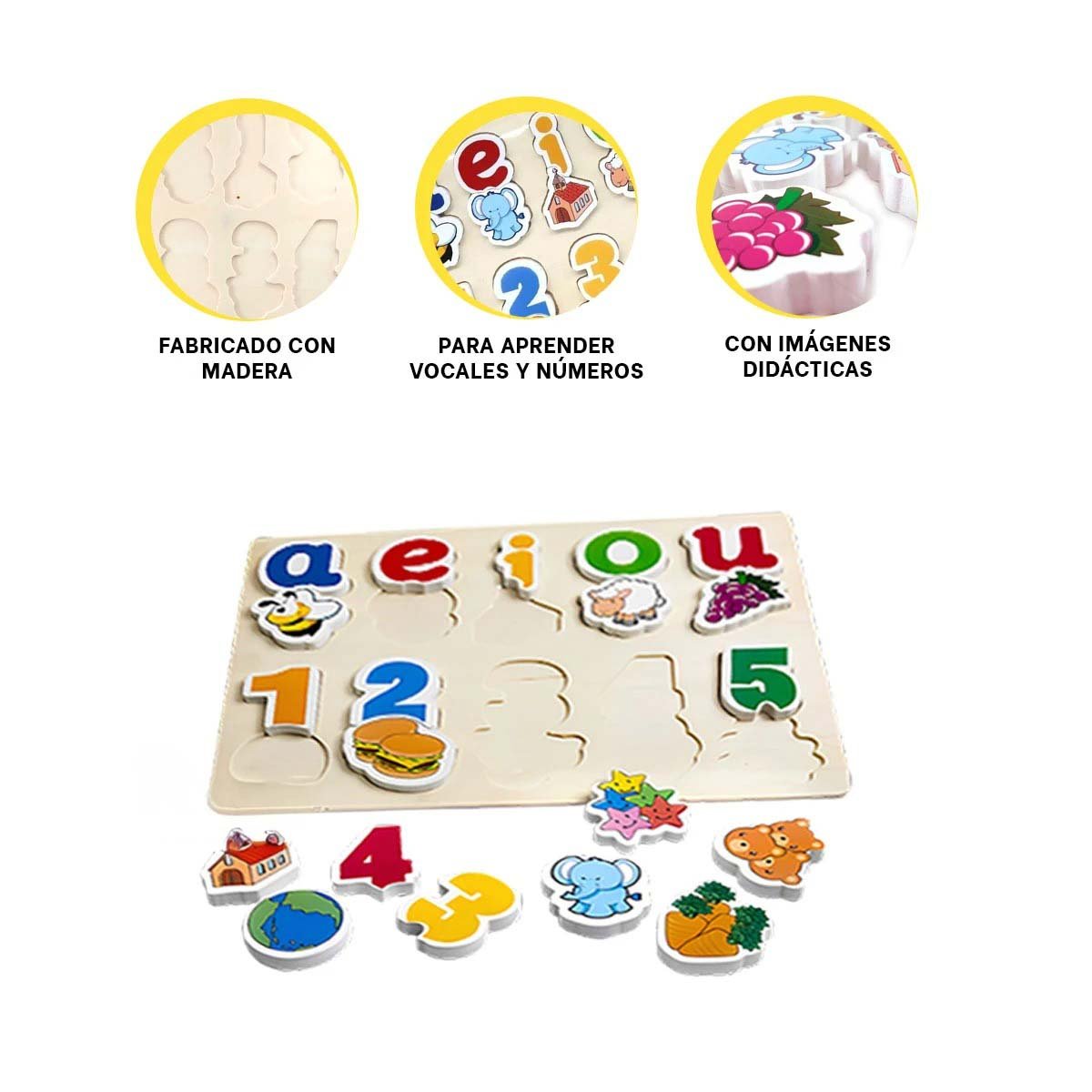 KIT CREATIVO DE ROMPECABEZAS CON FIGURAS Y COLORES - 3