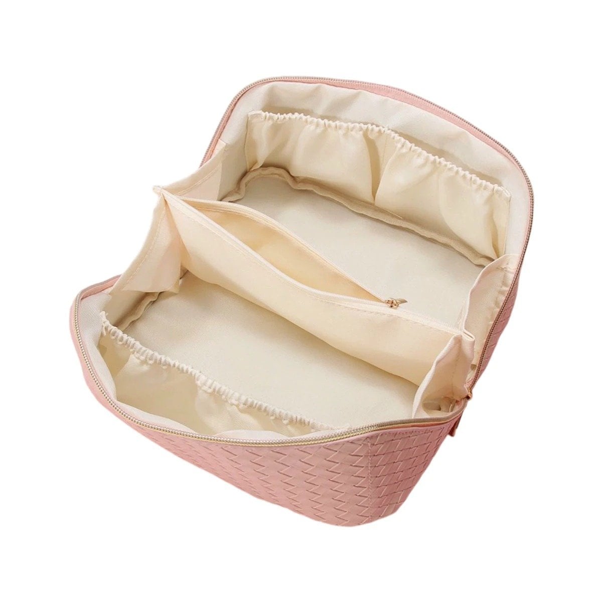 COSMETIQUERO RYBIU BE32446 ROSADO PEQUEÑO DE MAQUILLAJE Y PAPEL DE REGALO - 1