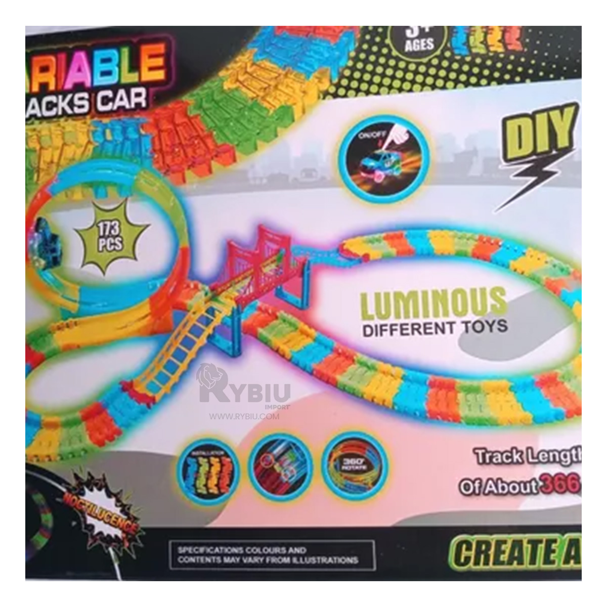 PISTA DE FACIL ARMADO EN MULTICOLOR Y+REGALO AGENDITA - 4
