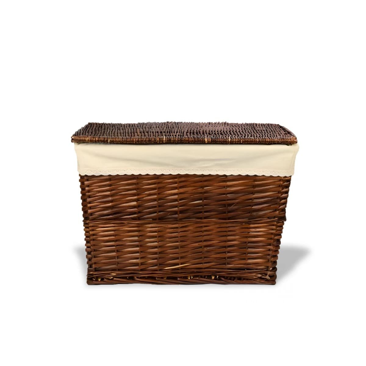 SET CESTA RYBIU RECTANGULAR MARRON LIGERA TAPA + REGALO STICKERS - 3
