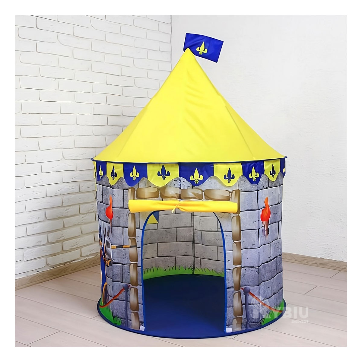 CARPA RYBIU 2 PERSONAS MG-801 LAVABLE Y BONITO NIÑO AMARILLO + REGALO AGENDITA - 1