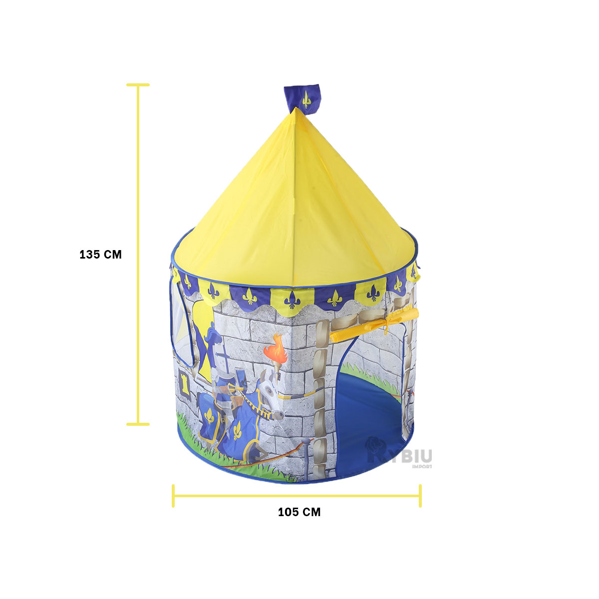 CARPA RYBIU 2 PERSONAS MG-801 LAVABLE Y BONITO NIÑO AMARILLO + REGALO AGENDITA - 5