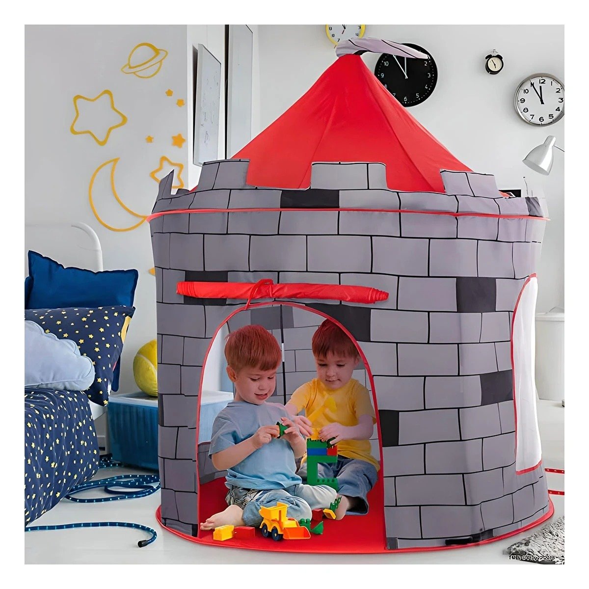 TIENDA COMPACTA DE NIÑO DE CAMPO MG-801 EB ROJO PARA CAMPING - 2