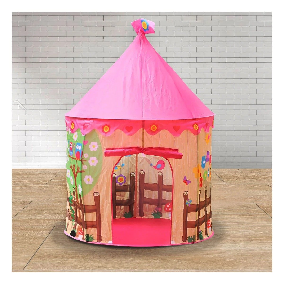 TIENDA COMPACTA DE NIÑO DE CAMPO MG-801 EB ROSADO PARA CAMPING - 2