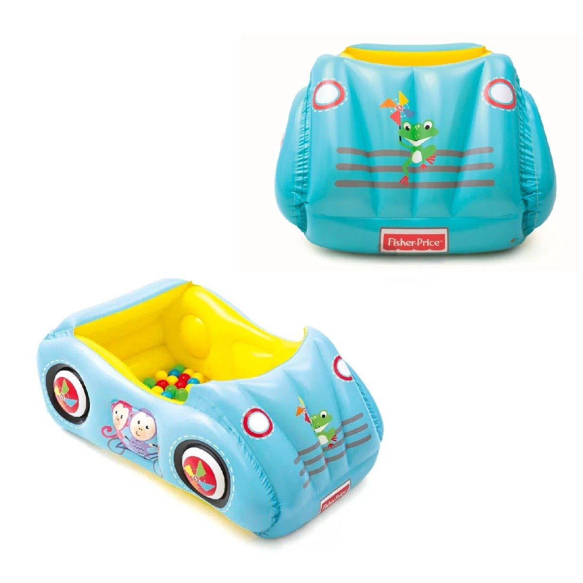 COCHE INFANTIL BESTWAY CON 25 PELOTAS PARA JUEGOS SEGUROS Y+REGALO STICKER - 3