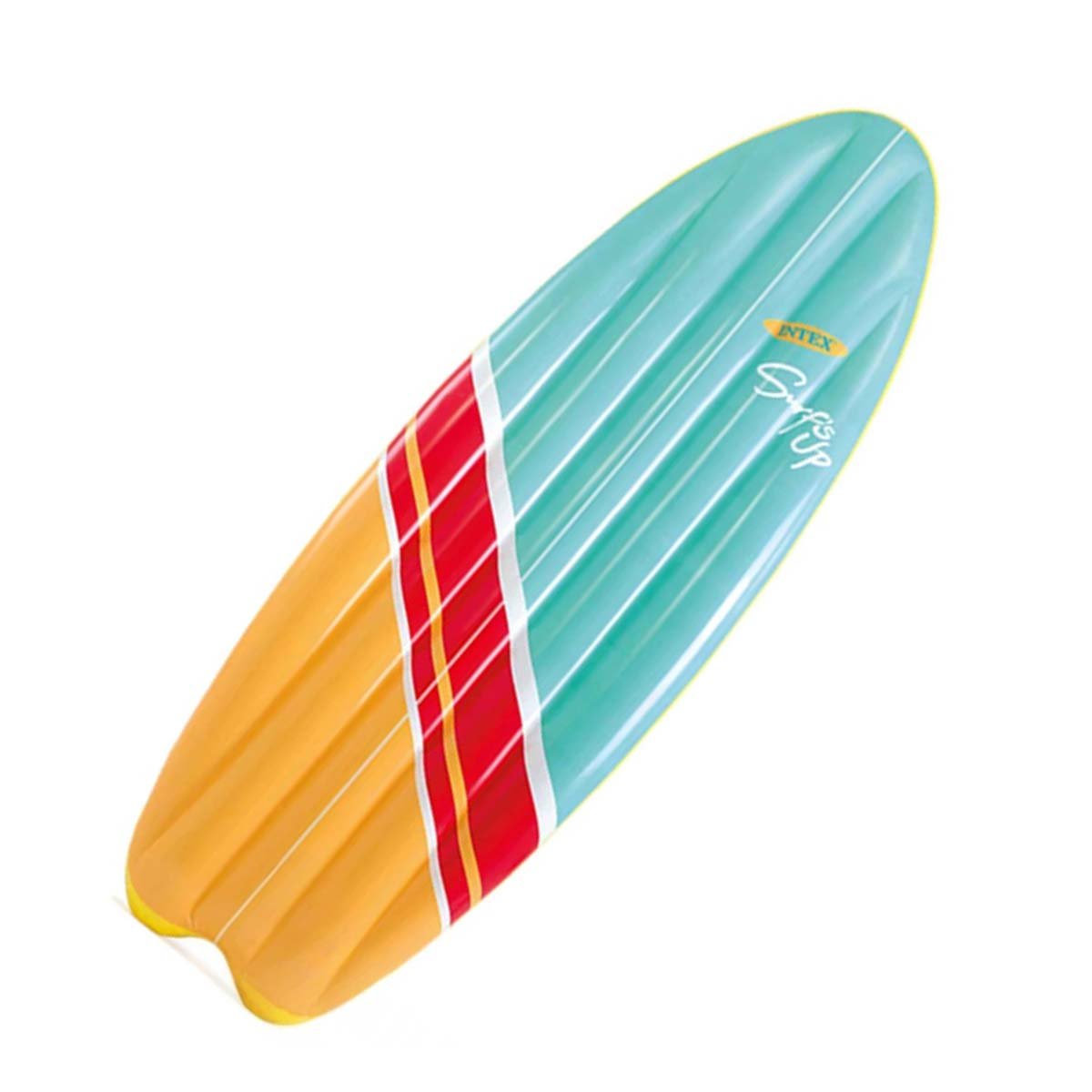 PLANCHA INFLABLE INTEX PARA NADAR CELESTE ANARANJA EN AGUA Y PISCINA Y+REGALO STICKER - 3