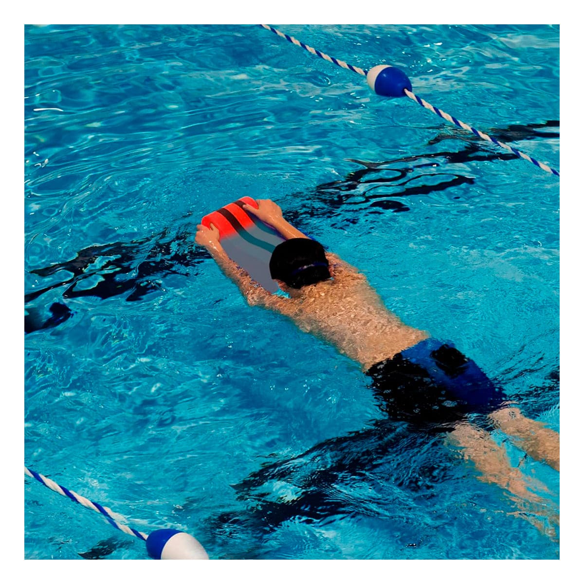 ACCESORIO PISCINA RYBIU MG-2410A AZUL ROJO PULL BOY NADADORES PRINCIPIANTES + REGALO AGENDITA - 4