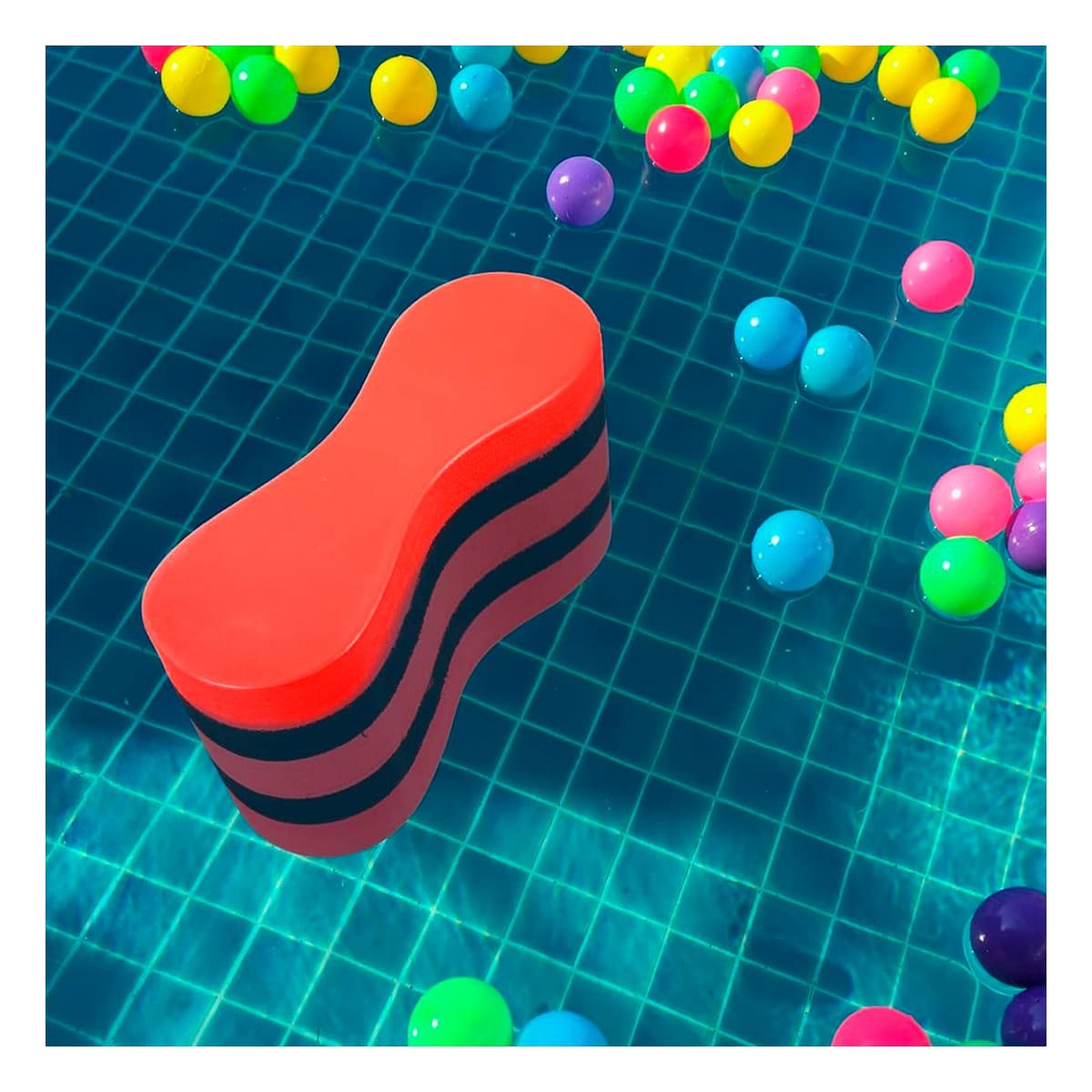 ACCESORIO PISCINA RYBIU MG-2410A AZUL ROJO PULL BOY FORTALECIMIENTO + REGALO STICKERS - 5