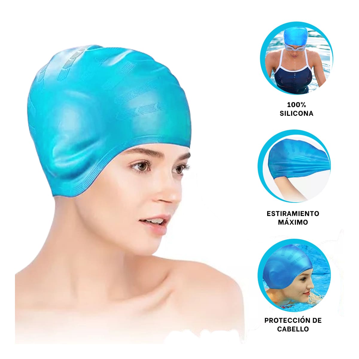 GORRO RYBIU MG-ED06 CELESTE BONITO FEMENINO + REGALO AGENDITA - 3