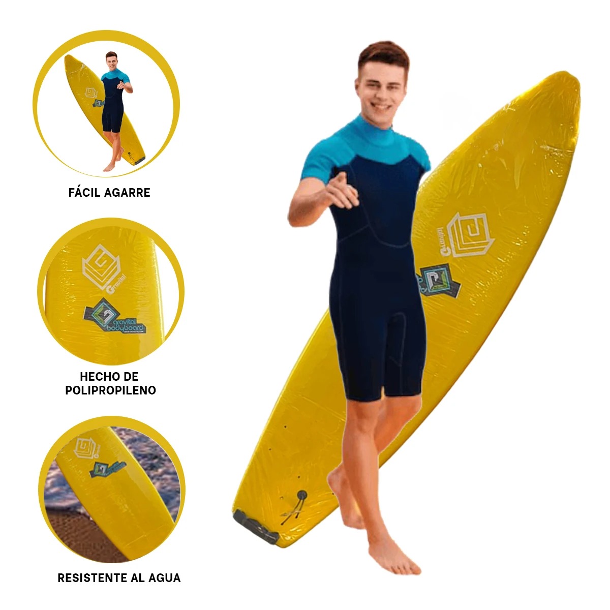 TABLA RYBIU ST-7 ROJO SOFISTICADA SURF 7' + REGALO AGENDITA - 3