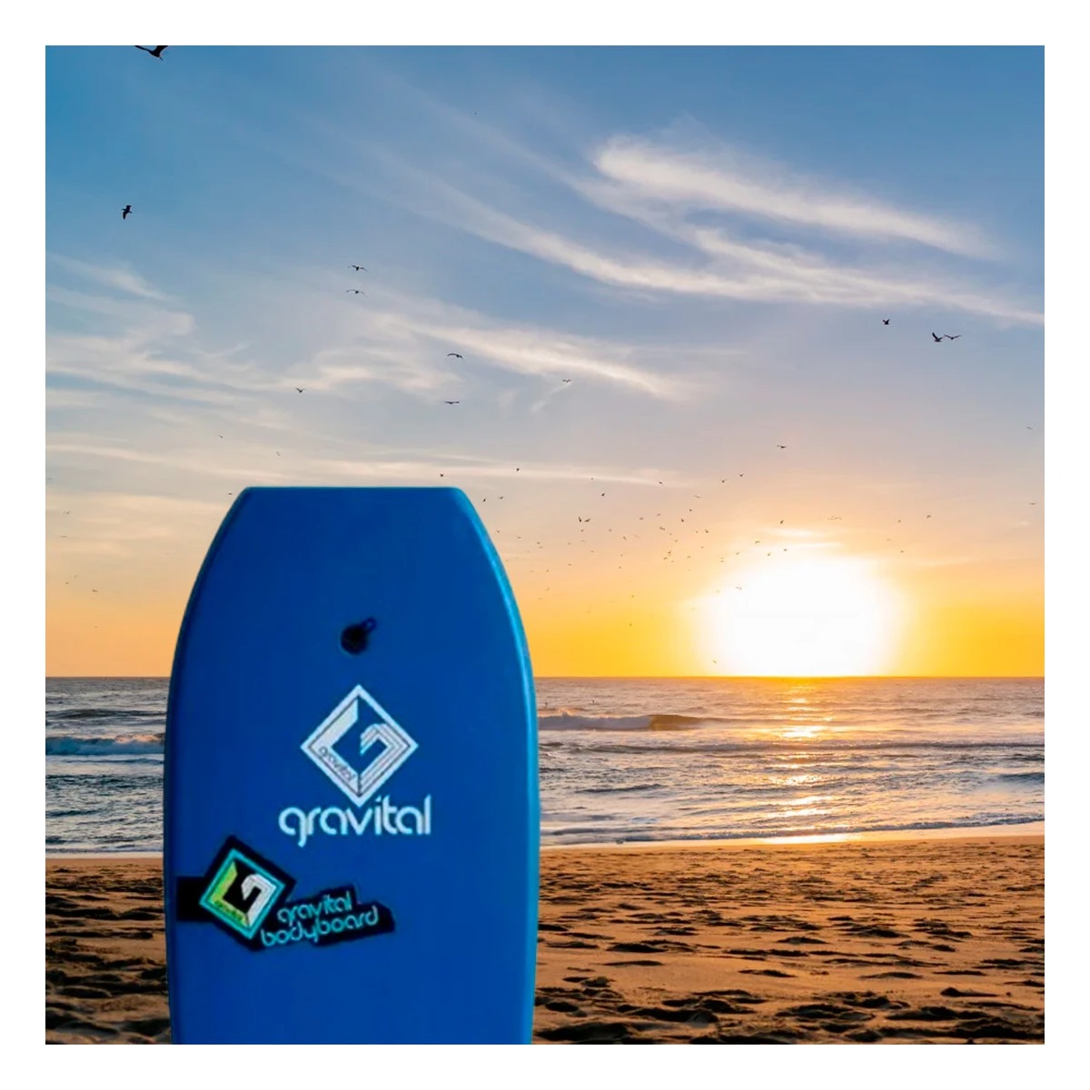 BODYBOARD RYBIU GR-33 AZUL MANIOBRABLE UTIL + REGALO AGENDITA - 4