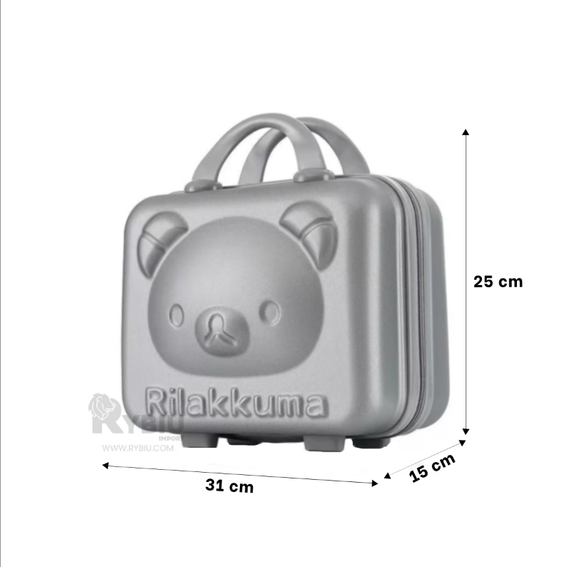 SET MALETA RYBIU HO32345 MALETA TRANSPORTABLE TONO PLOMO + REGALO AGENDITA - 5