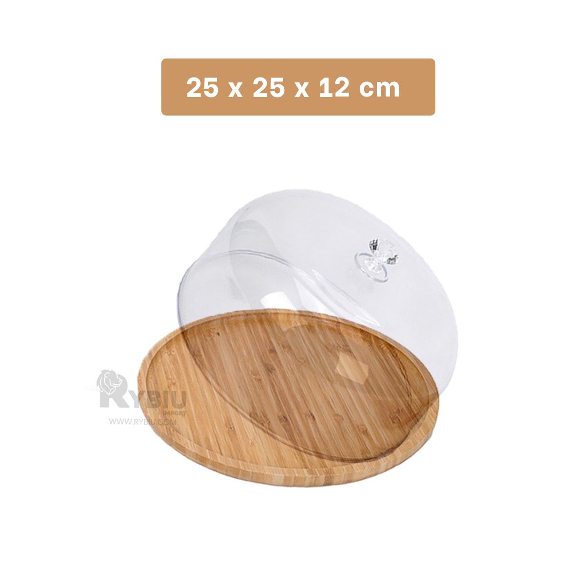 SOPORTE RYBIU CO32299 TRANSPARENTE DULCES 25 CM + REGALO AGENDITA - 5