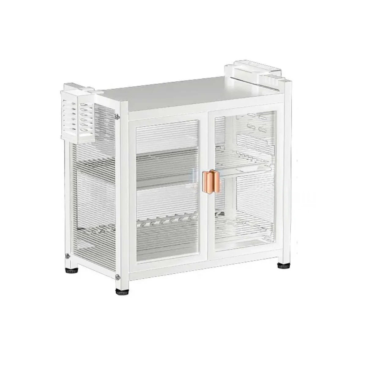 SET ESCURRIDOR RYBIU HO32428 BLANCO UTENSILIOS 2 NIVELES + REGALO STICKERS - 3