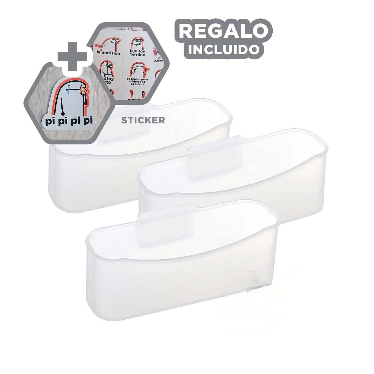 CAJA RYBIU HO32466013 TRANSPARENTE INSTALACION SENCILLA + REGALO STICKERS - 1