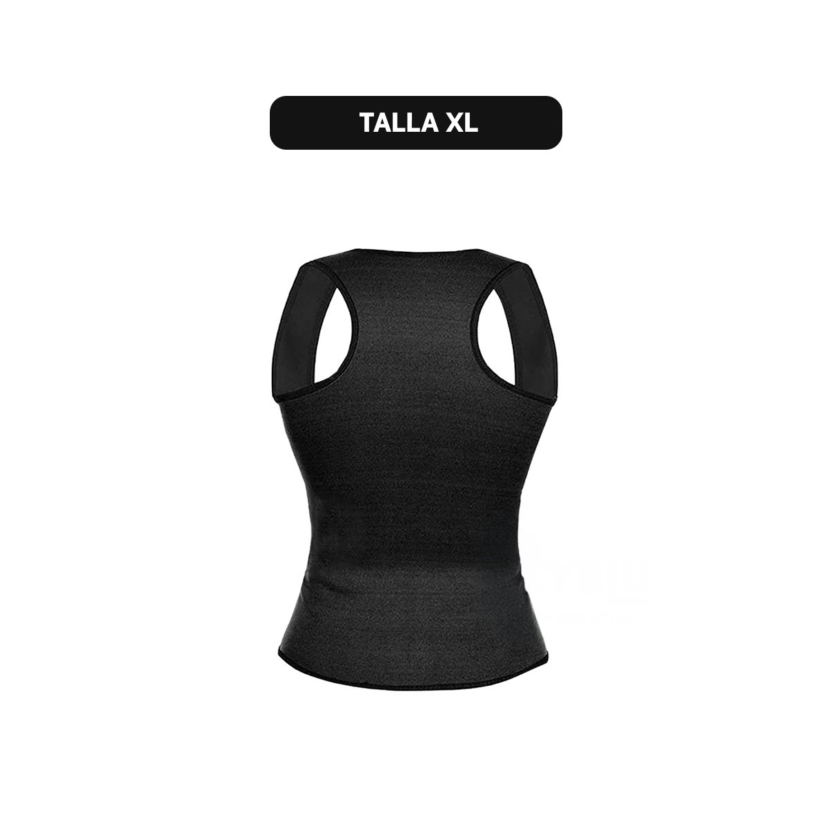 CHALECO MUJER RYBIU NEGRO DE30523 COMODO LLEVAR TALLA XL + PAPEL REGALO - 4