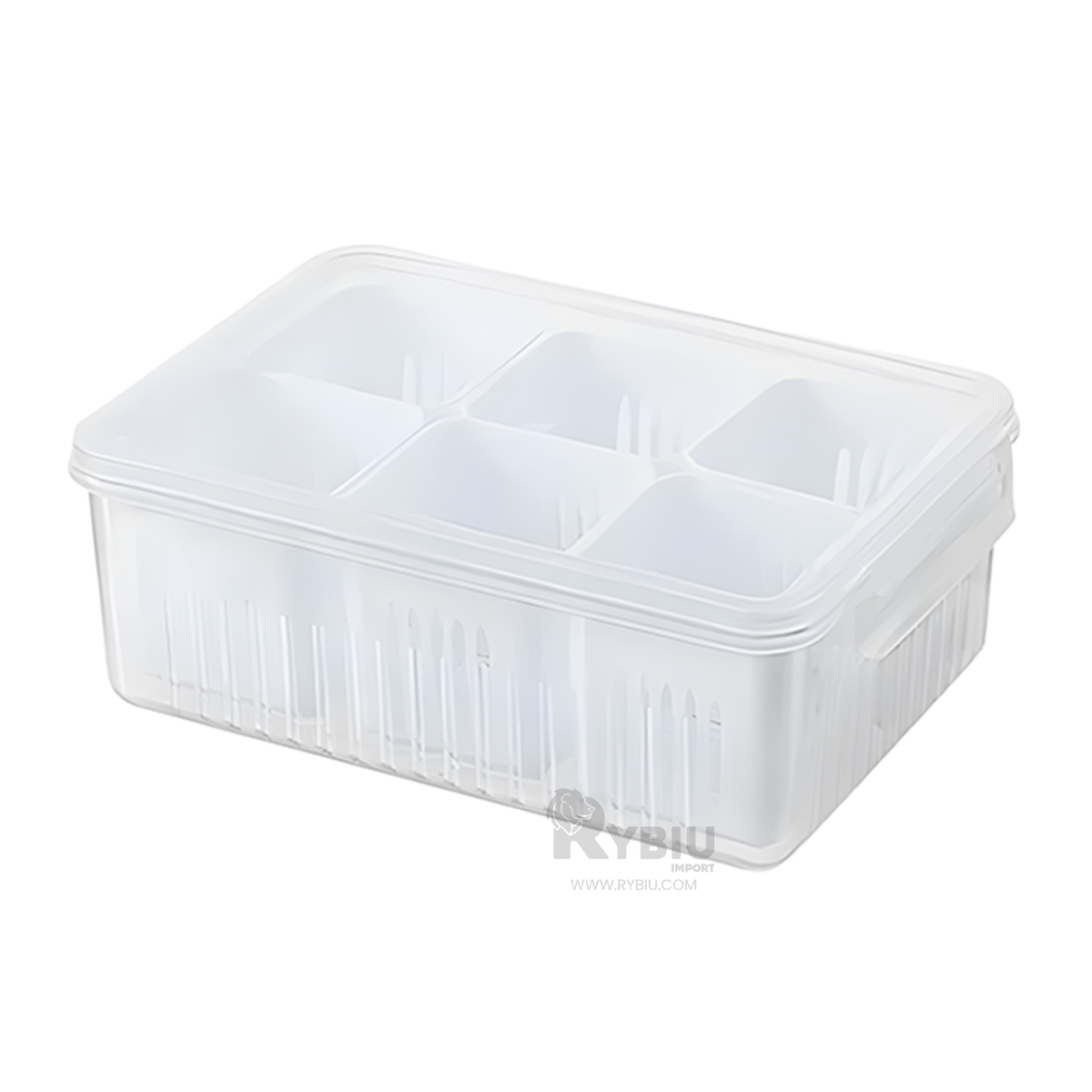CONTENEDOR RYBIU CO32438 BLANCO ESCURRIDOR FRUTAS DESMONTABLE + REGALO AGENDITA - 4