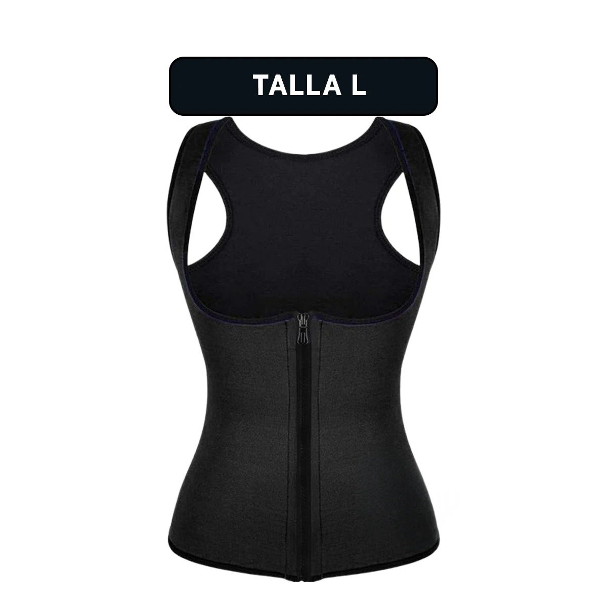 FAJA MUJER RYBIU NEGRO DE30521 TERMICA ENTRENAMIENTO L + POST-IT ADHESIVOS - 4
