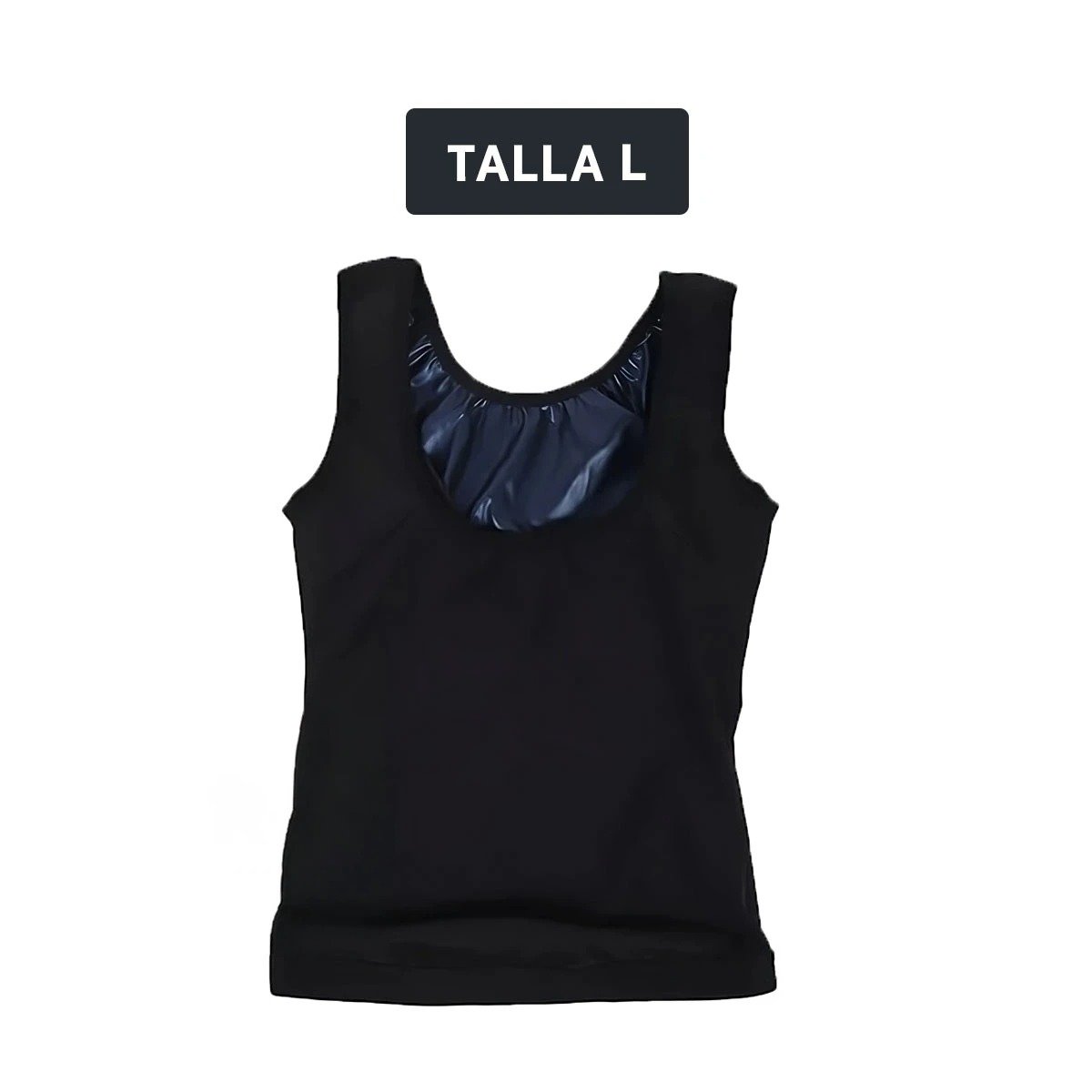 FAJA RYBIU DE30563 MOLDEADORA SAUNA DE MUJER TALLA L NEGRO + POST-IT ADHESIVOS - 4