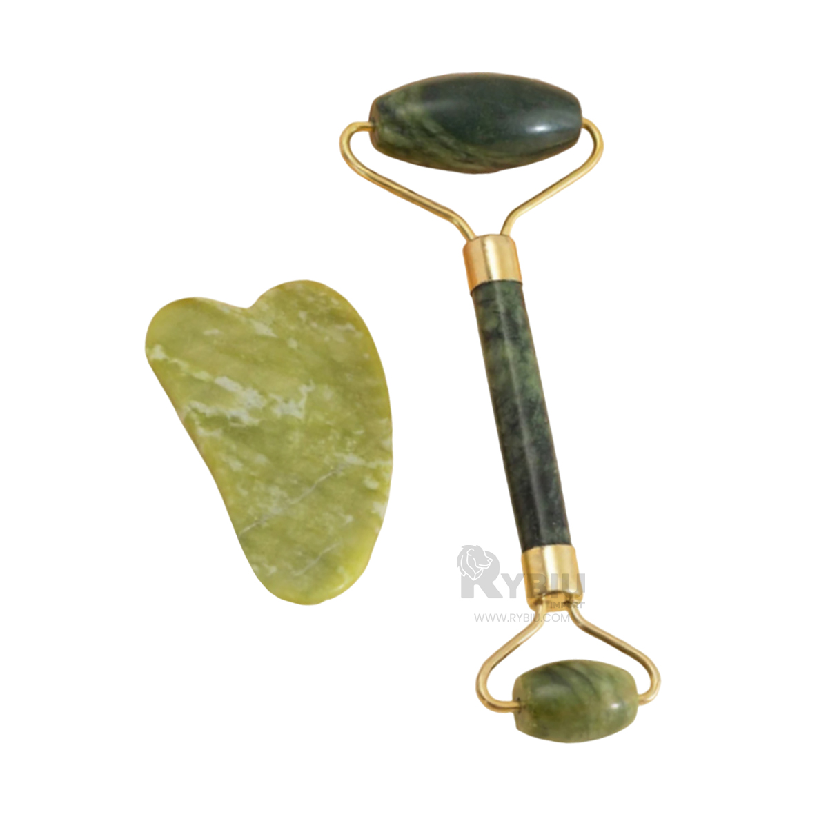 MASAJEADOR RYBIU FACIAL CUELLO BE29865 ESTIMULADOR RELAJANTE VERDE + POST-IT ADHESIVOS - 2