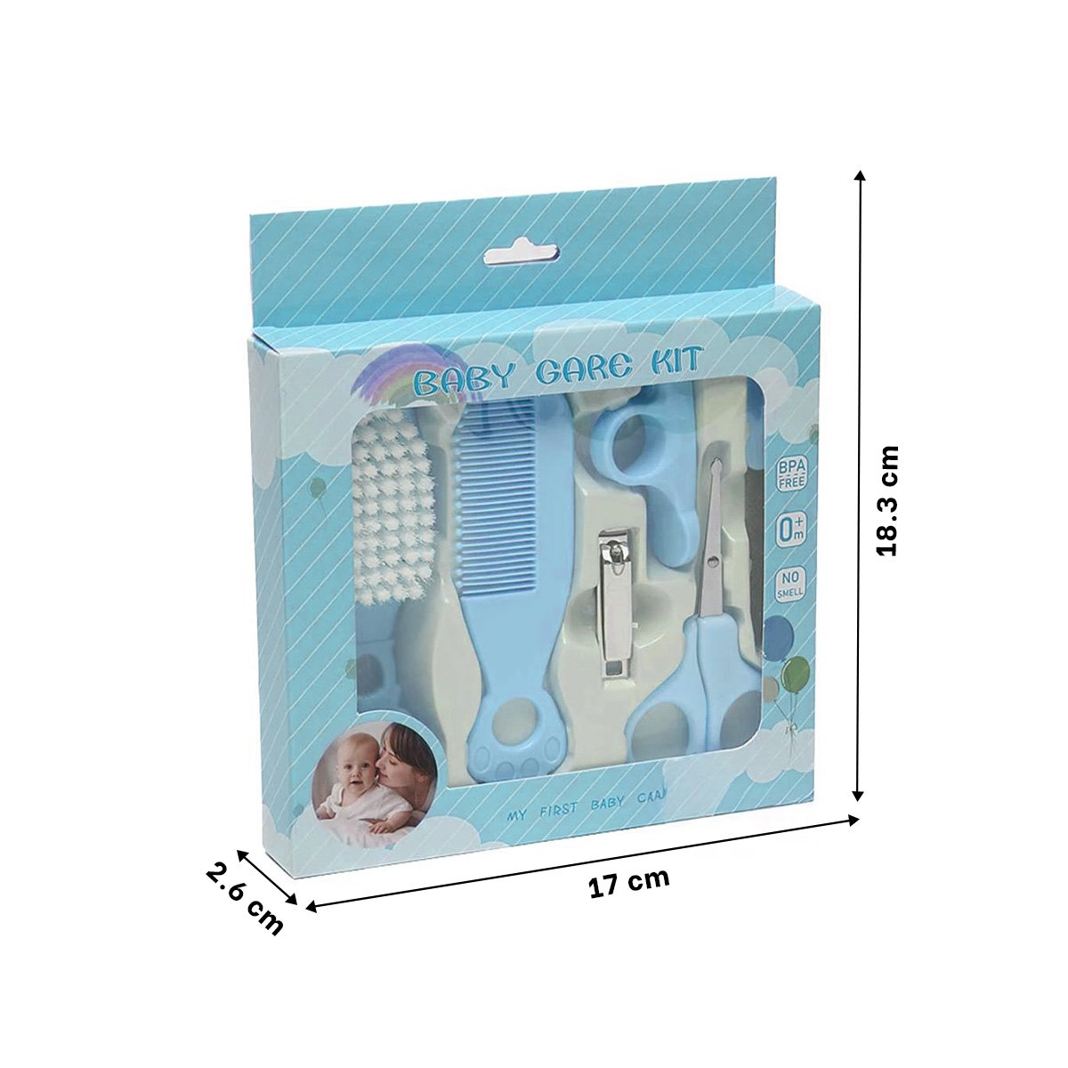 SET RYBIU CUIDADO BAÑAR BABY AZUL + POST-IT ADHESIVOS - 4